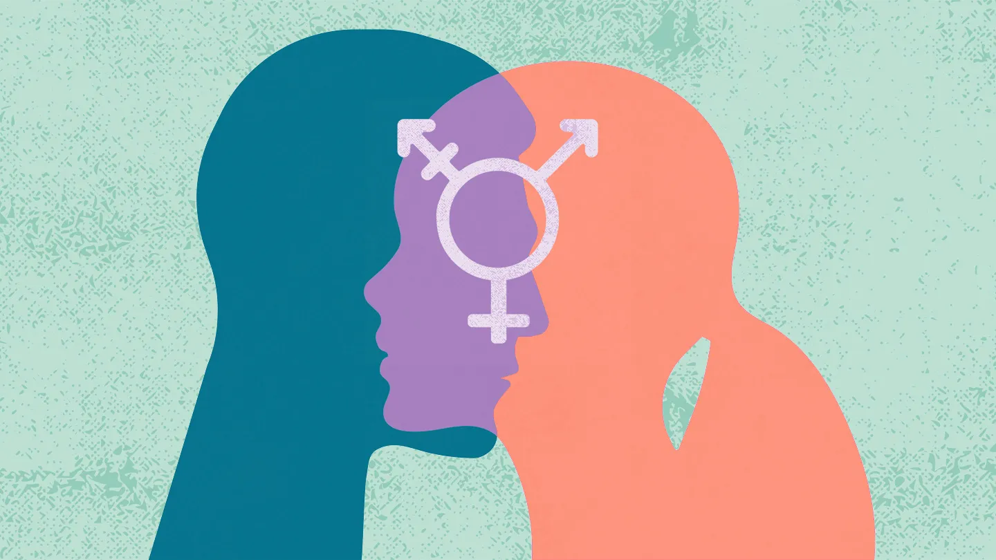Abstract illustration about gender identity